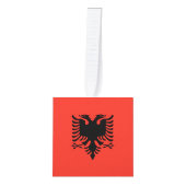 Albanese vlag decoratie (Voorkant)