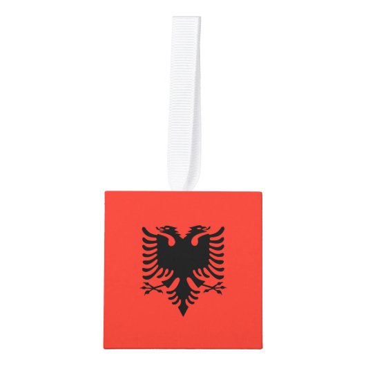 Albanese vlag decoratie (Voorkant)