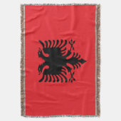 Albanese vlag deken (Voorkant Verticaal)