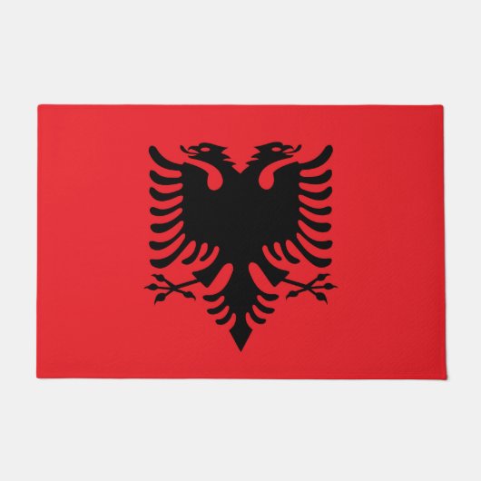Albanese vlag deurmat (Voorkant)