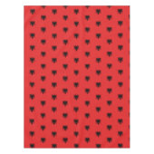 Albanese vlag en Albanese eettafel /decor Tafelkleed (Voorkant)