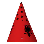 Albanese vlag feesthoedjes (Rechts)