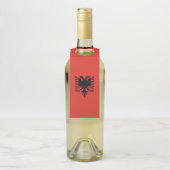 Albanese vlag flessenhanger (Op fles)