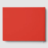 Albanese vlag gastenboek (Achterkant)