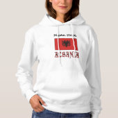 Albanese vlag gepersonaliseerd hoodie (Voorkant)