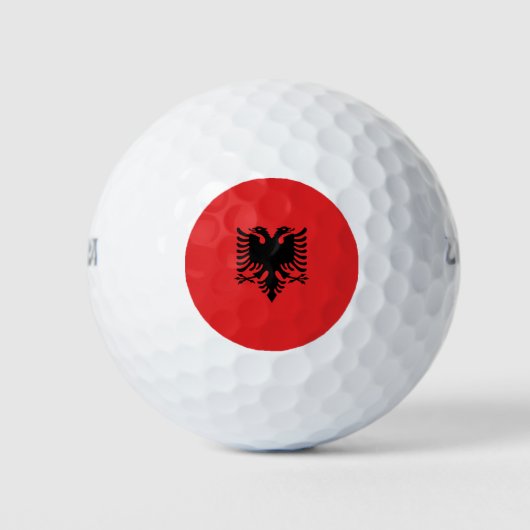 Albanese vlag golfballen (Voorkant)