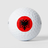 Albanese vlag golfballen (Voorkant)