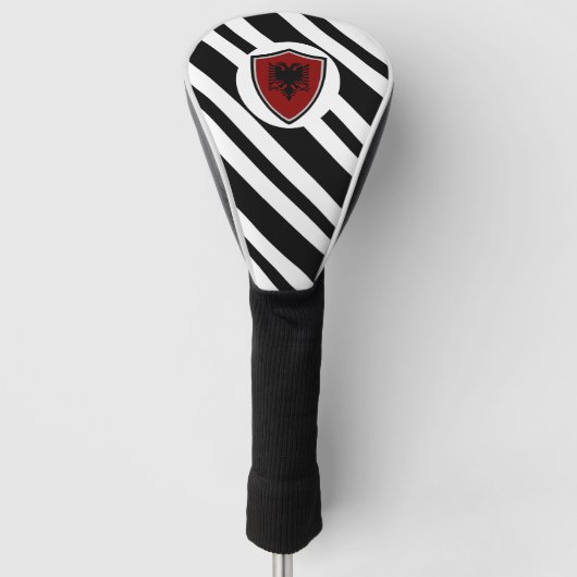 Albanese vlag golfheadcover (Voorkant)