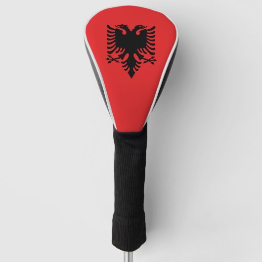 Albanese vlag golfheadcover (Voorkant)