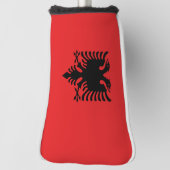 Albanese vlag golfheadcover (Draai 90)