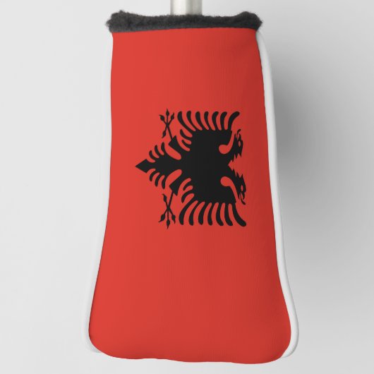 Albanese vlag golfheadcover (Draai 90)