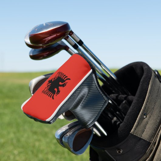 Albanese vlag golfheadcover (Insitu)