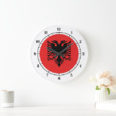 Albanese vlag grote klok (Huis)
