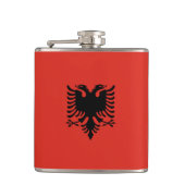Albanese vlag heupfles (Voorkant)
