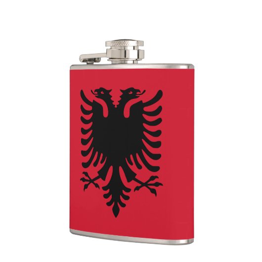 Albanese vlag heupfles (Links)