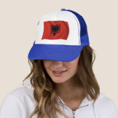 Albanese Vlag Hoed Trucker Pet (In situ)