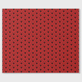 Albanese vlag Honeycomb Wrapping Paper Cadeaupapier (Vlak)