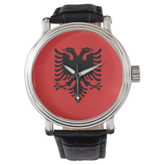 Albanese vlag horloge