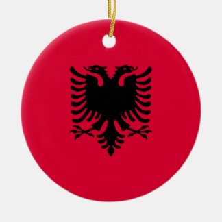 Albanese vlag keramisch ornament