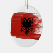Albanese vlag keramisch ornament (Rechts)