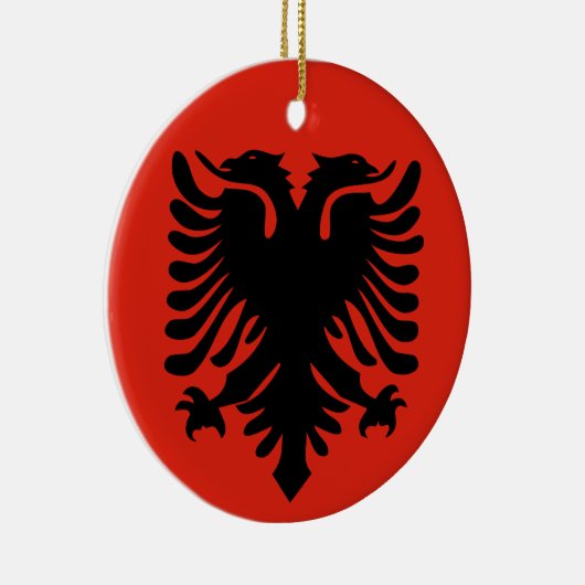 albanese vlag keramisch ornament (Rechts)