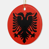albanese vlag keramisch ornament (Links)