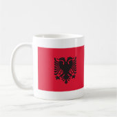 Albanese vlag koffiemok (Links)