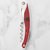 Albanese vlag kurkentrekker (Voorkant)