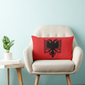 Albanese vlag kussen (Stoel)