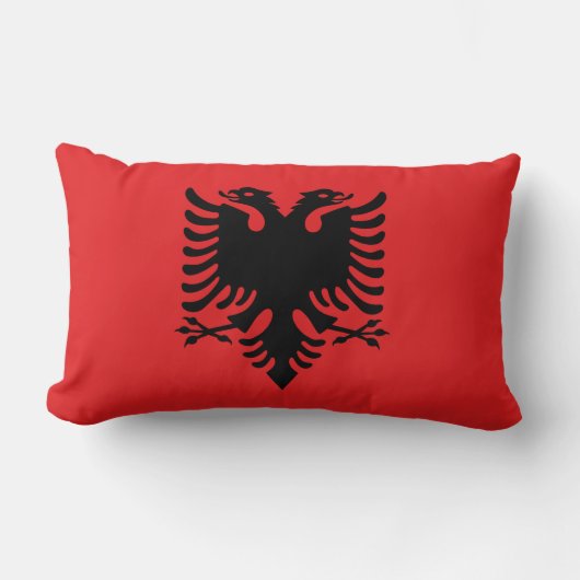 Albanese vlag kussen (Voorkant)