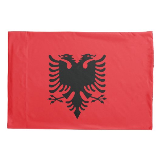 Albanese vlag kussensloop (Achterkant)