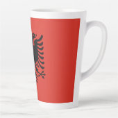 Albanese vlag latte mok (Rechts)