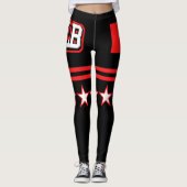 Albanese vlag leggings (Voorkant)