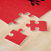 Albanese vlag legpuzzel (Zijkant)