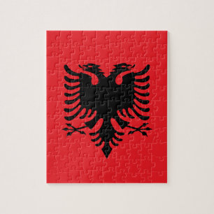 Albanese vlag legpuzzel