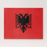 Albanese vlag legpuzzel<br><div class="desc">Meer producten: www.zazzle.com/wowsmiley</div>