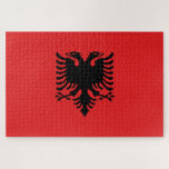 Albanese vlag legpuzzel<br><div class="desc">Albanese vlag</div>