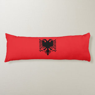 Albanese vlag lichaamskussen