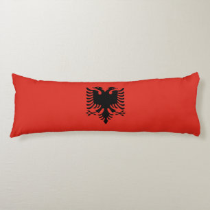 Albanese vlag lichaamskussen