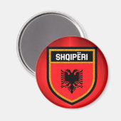 Albanese vlag magneet (Voorkant / Achterkant)