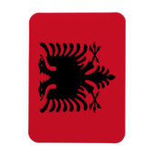 Albanese vlag magneet (Verticaal)