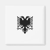 Albanese vlag magneet (Voorkant)