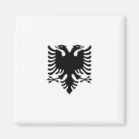 Albanese vlag magneet (Voorkant)