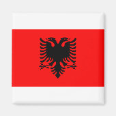 Albanese vlag magneet (Voorkant)