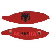 Albanese vlag mini basketbal (Panelen)