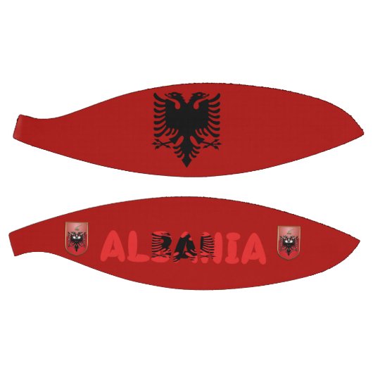 Albanese vlag mini basketbal (Panelen)