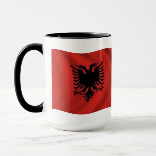 Albanese Vlag Mok (Links)