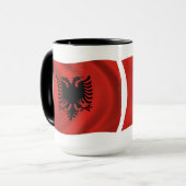 Albanese Vlag Mok (Voorkant links)