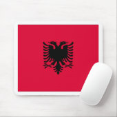 Albanese vlag muismat (Met muis)