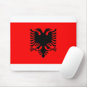 Albanese vlag muismat (Met muis)